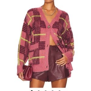 DAYDREAMER Plaid Cardigan